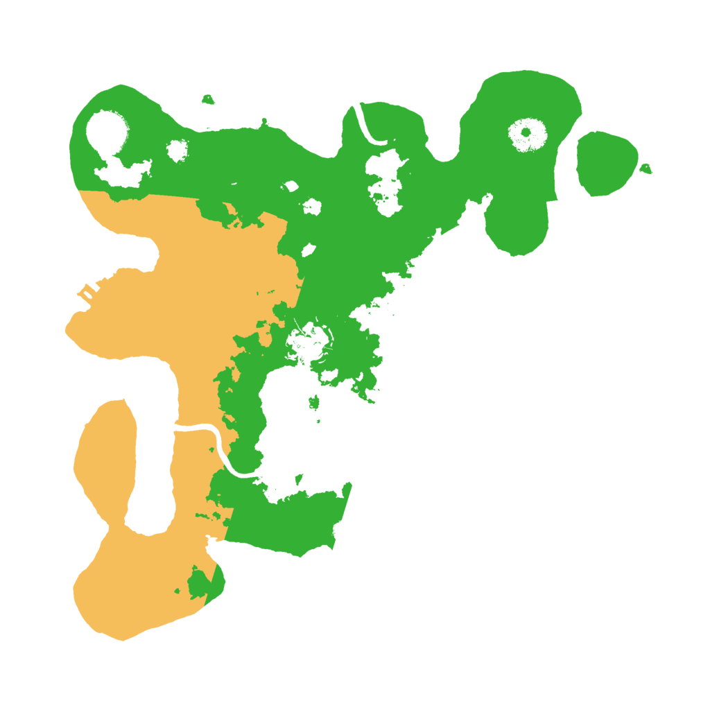 Biome Rust Map: Procedural Map, Size: 3000, Seed: 1663340403