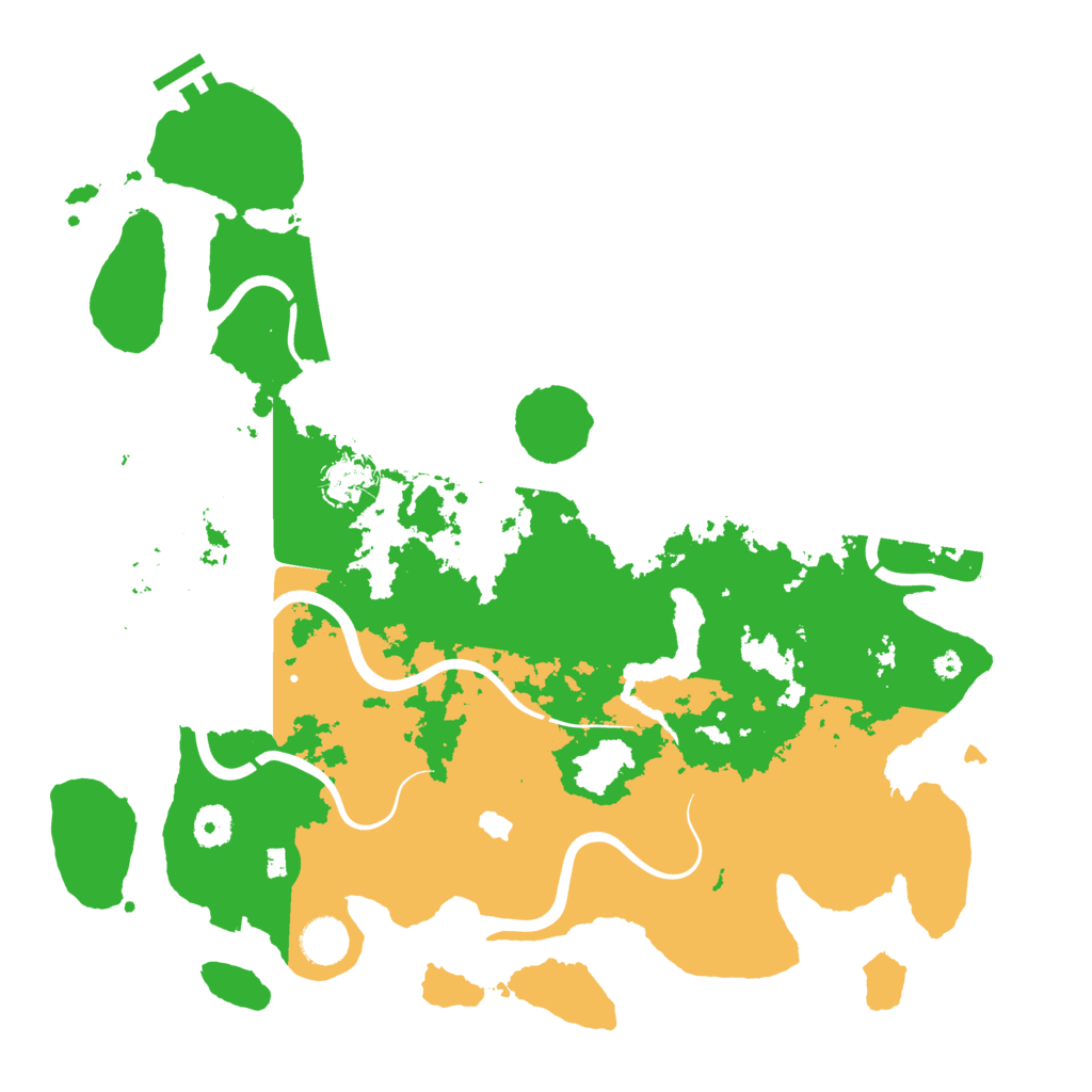 Biome Rust Map: Procedural Map, Size: 4000, Seed: 1654499