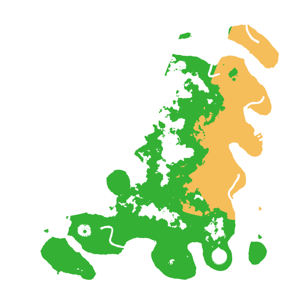 Biome Rust Map: Procedural Map, Size: 3500, Seed: 11204327