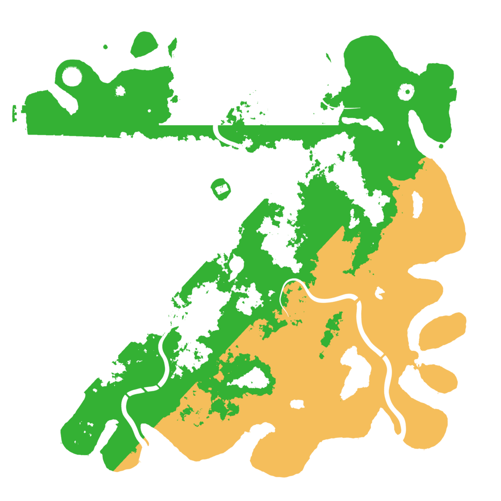 Biome Rust Map: Procedural Map, Size: 4500, Seed: 2108127166