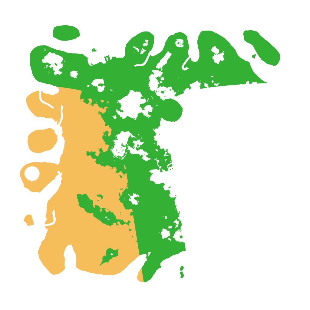 Biome Rust Map: Procedural Map, Size: 3700, Seed: 128890716