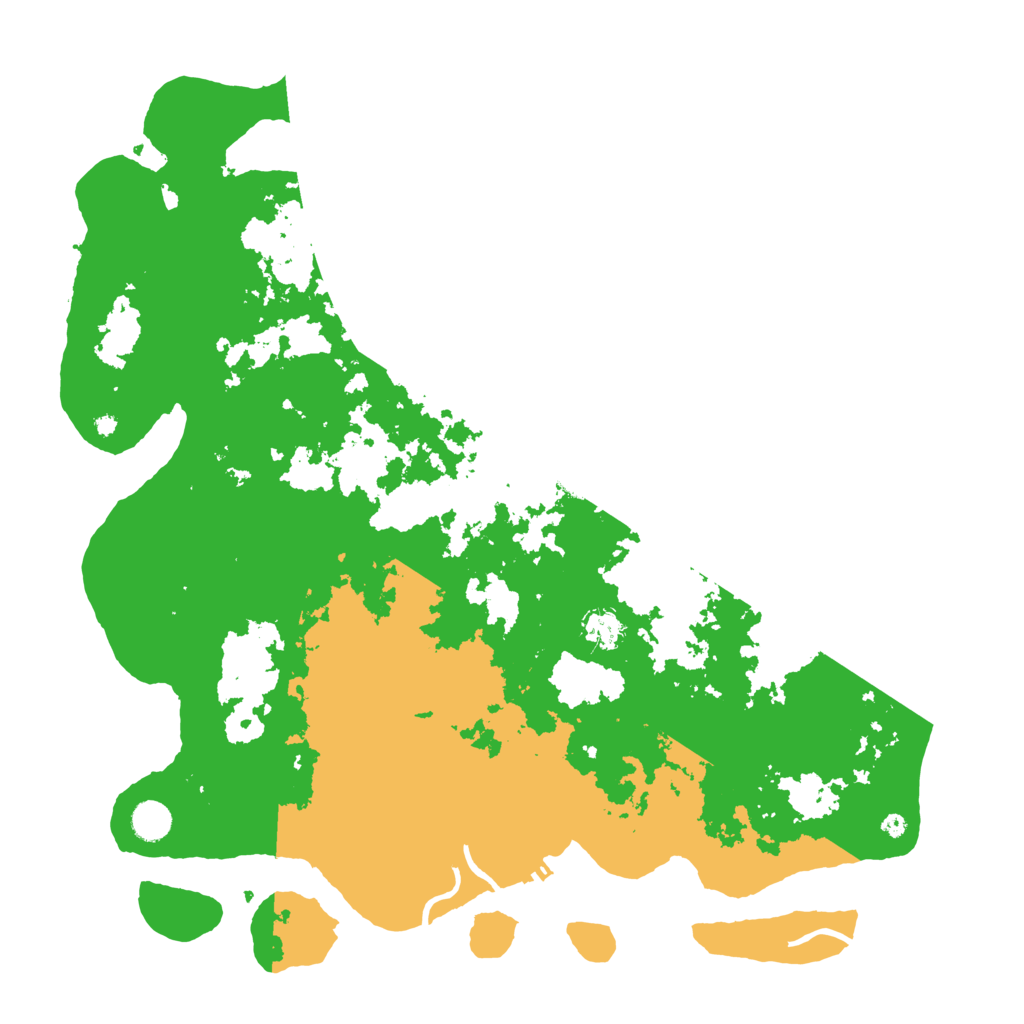 Biome Rust Map: Procedural Map, Size: 4500, Seed: 567705943