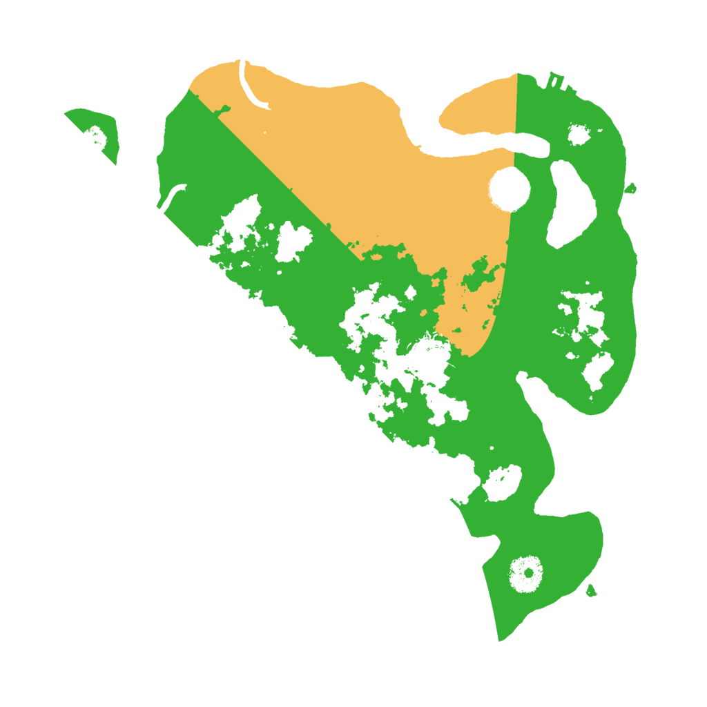 Biome Rust Map: Procedural Map, Size: 3000, Seed: 816407484