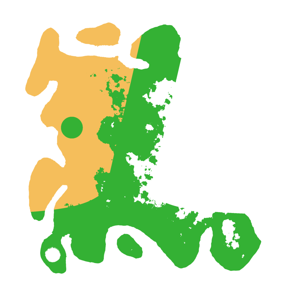 Biome Rust Map: Barren, Size: 3550, Seed: 598954