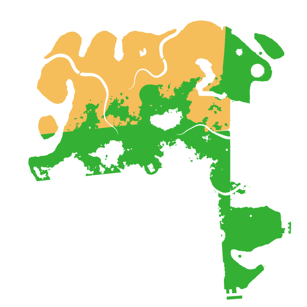 Biome Rust Map: Procedural Map, Size: 4000, Seed: 28267524