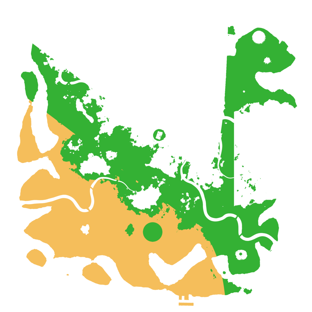 Biome Rust Map: Procedural Map, Size: 4250, Seed: 19956