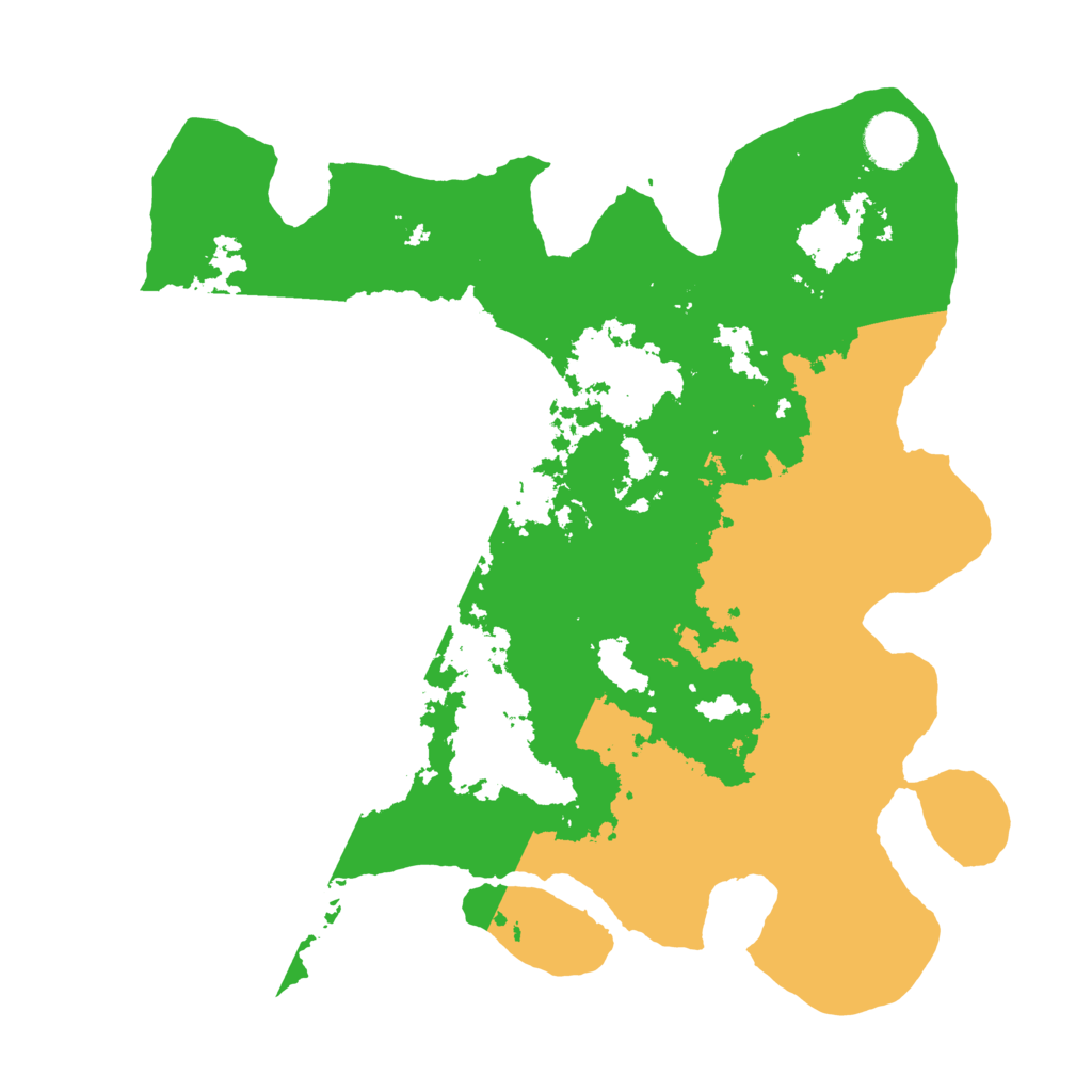 Biome Rust Map: Barren, Size: 3550, Seed: 19607