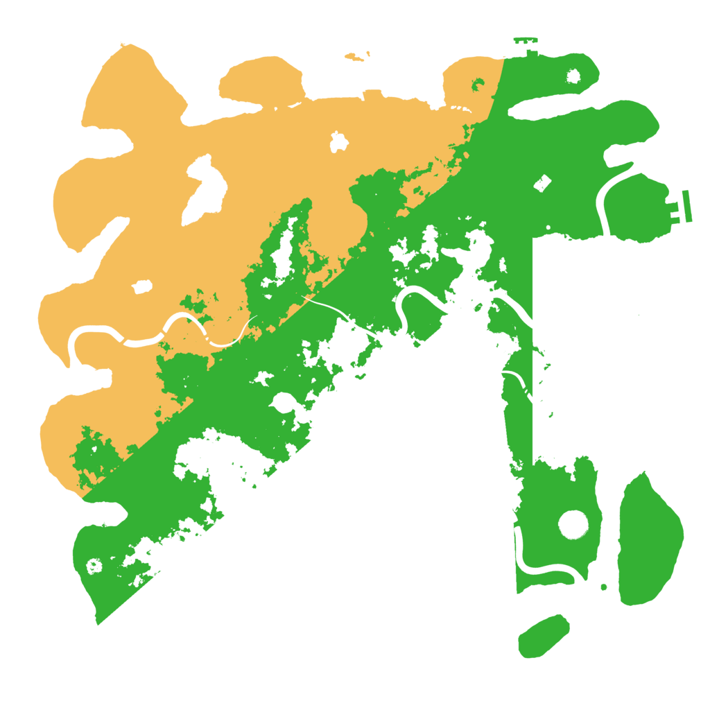 Biome Rust Map: Procedural Map, Size: 4500, Seed: 1548929832