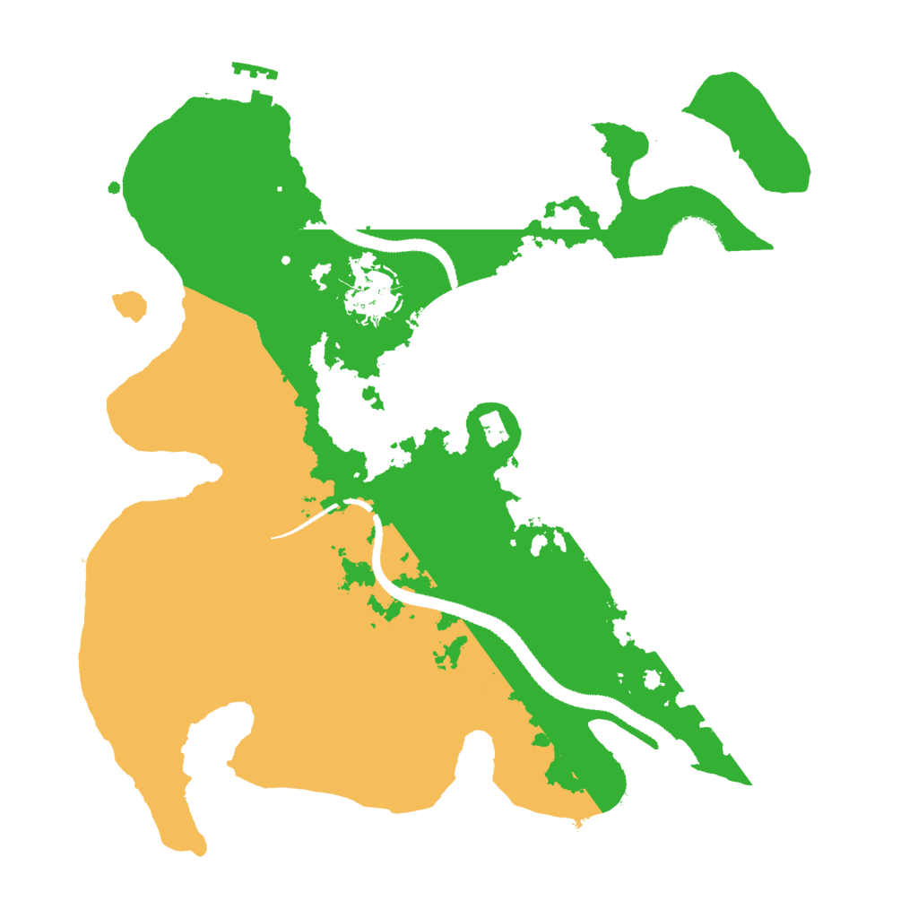 Biome Rust Map: Procedural Map, Size: 3000, Seed: 504968322