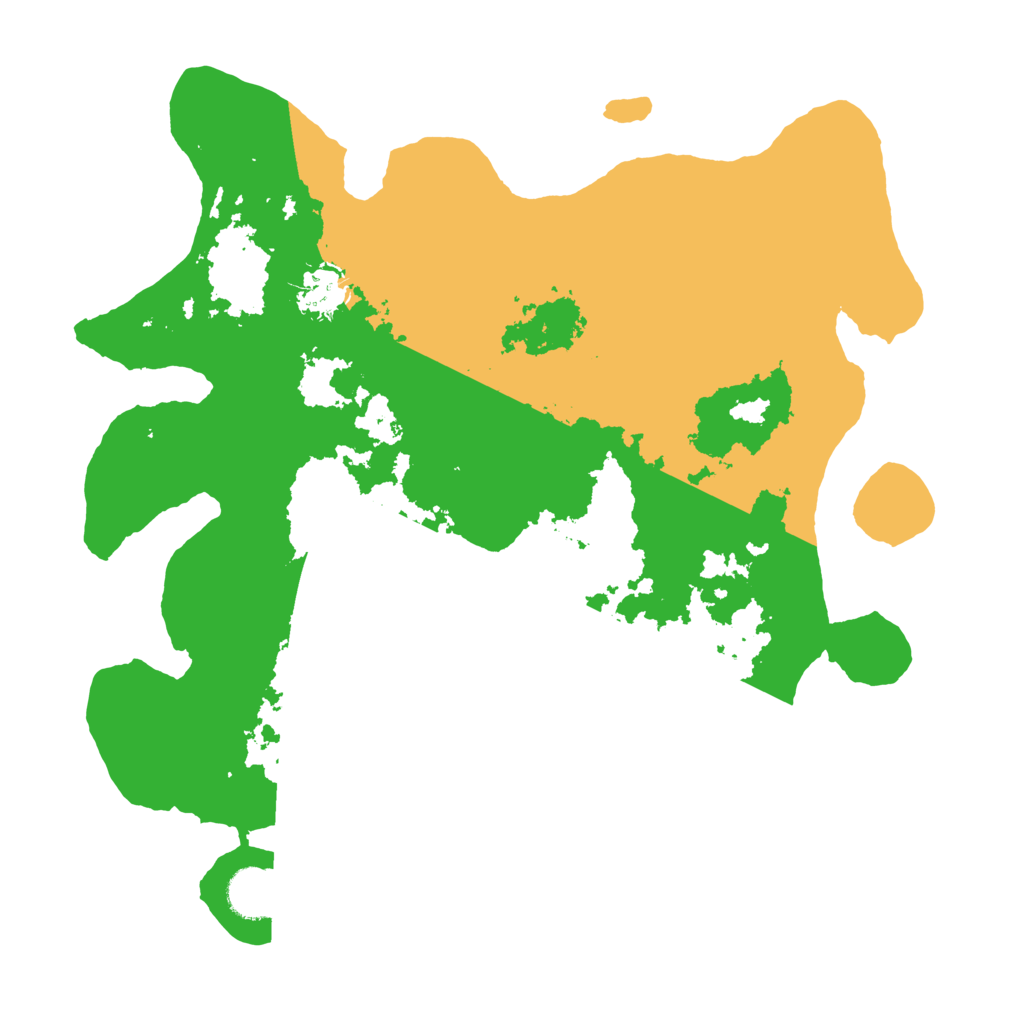 Biome Rust Map: Barren, Size: 3550, Seed: 114415