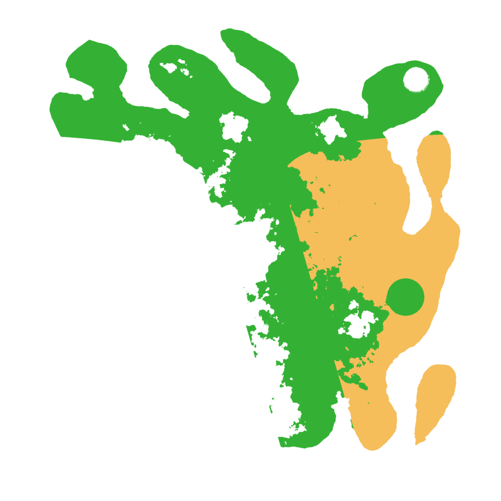 Biome Rust Map: Barren, Size: 3550, Seed: 667448