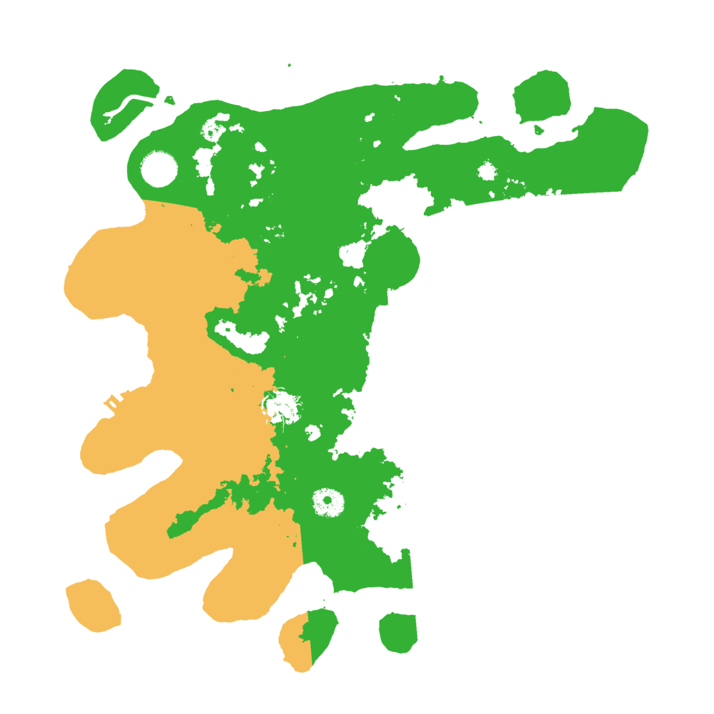 Biome Rust Map: Procedural Map, Size: 3500, Seed: 1174862