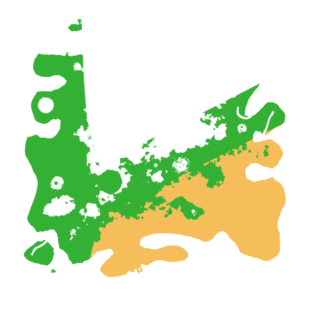 Biome Rust Map: Procedural Map, Size: 3500, Seed: 692945701