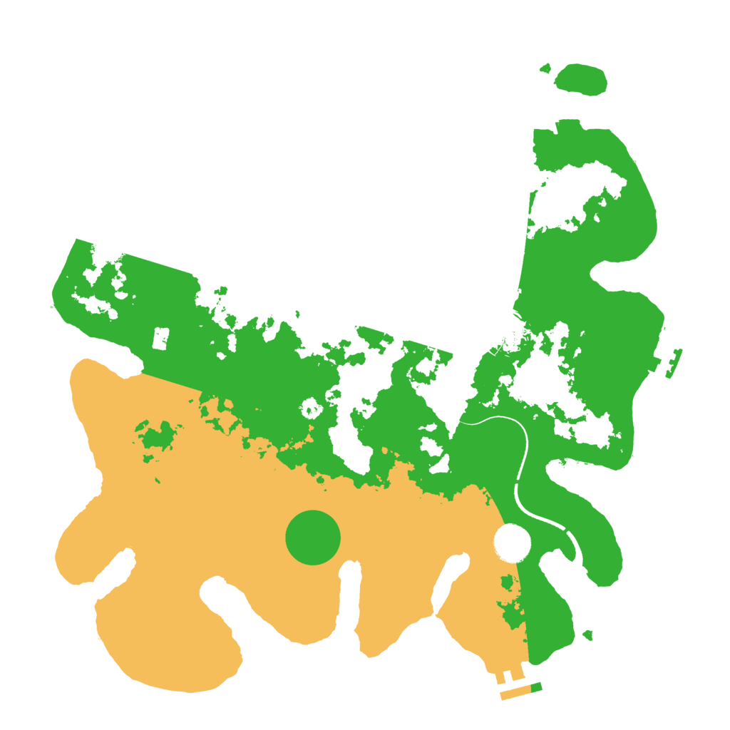 Biome Rust Map: Procedural Map, Size: 3500, Seed: 3991817