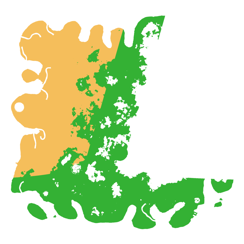 Biome Rust Map: Procedural Map, Size: 4500, Seed: 210943625