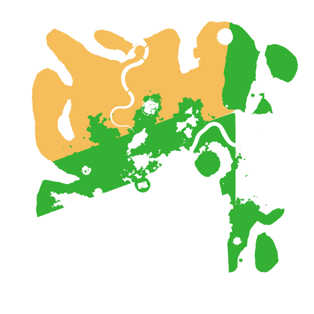 Biome Rust Map: Procedural Map, Size: 3500, Seed: 726158196