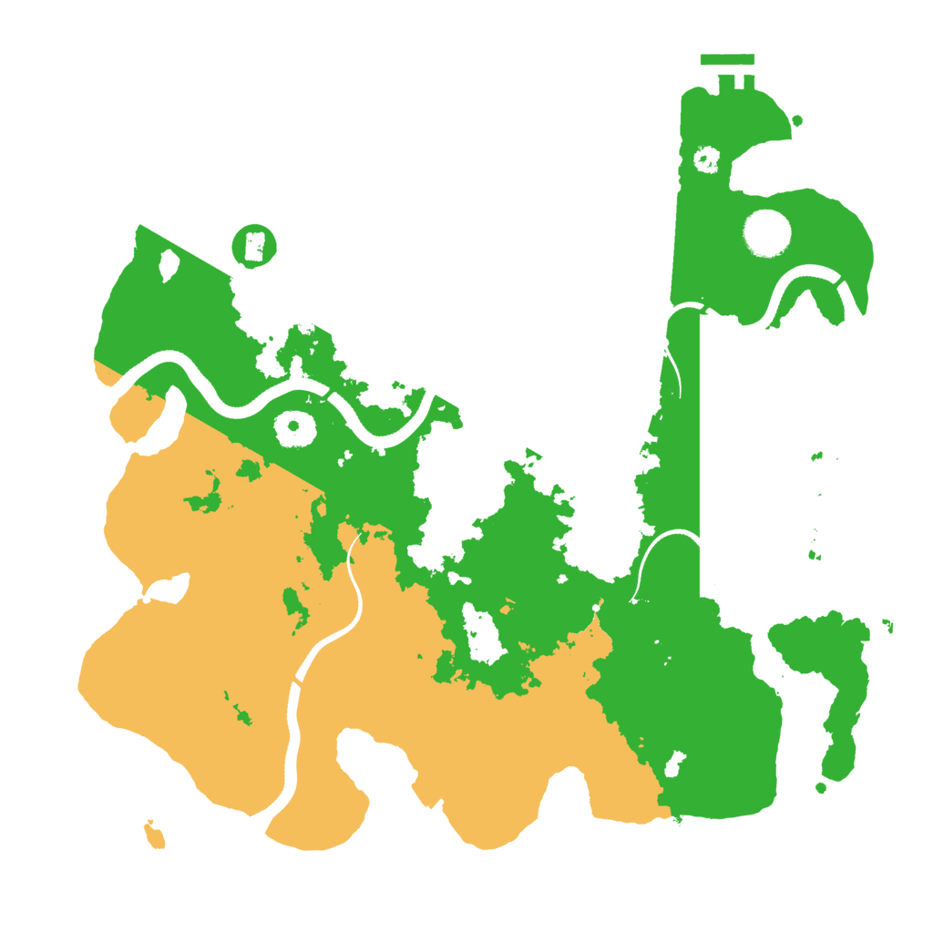 Biome Rust Map: Procedural Map, Size: 3500, Seed: 82646635