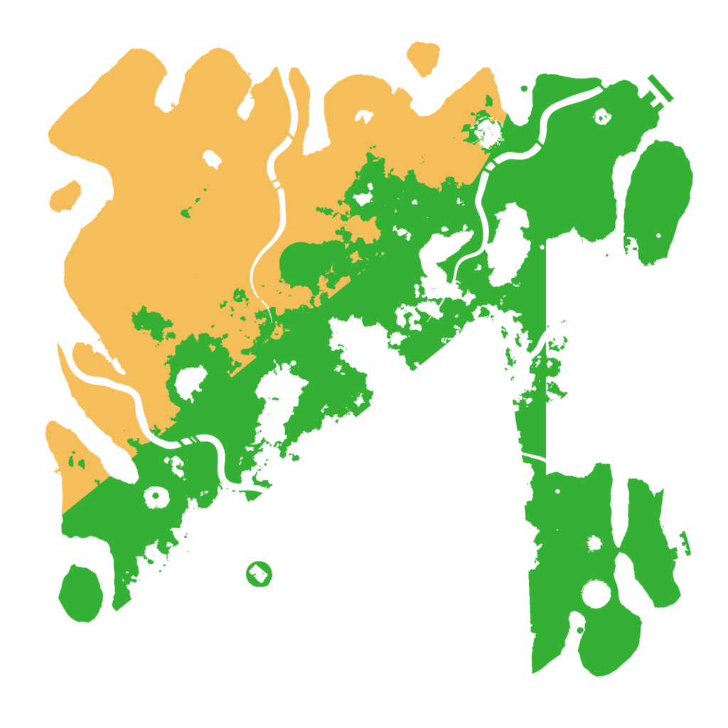 Biome Rust Map: Procedural Map, Size: 4500, Seed: 19602