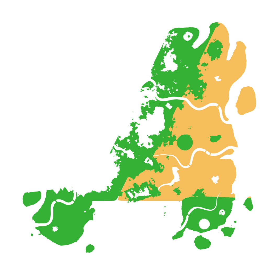 Biome Rust Map: Procedural Map, Size: 4500, Seed: 166133692