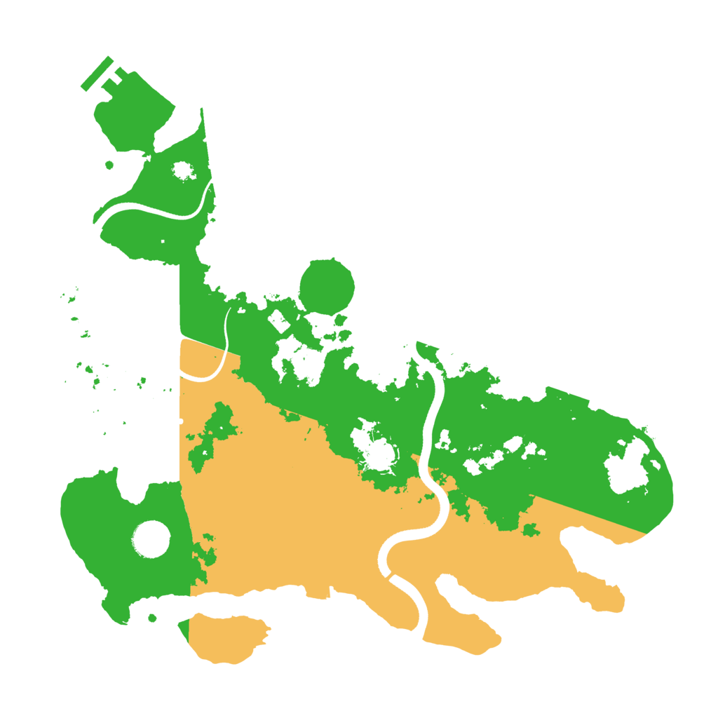 Biome Rust Map: Procedural Map, Size: 3500, Seed: 1826352127