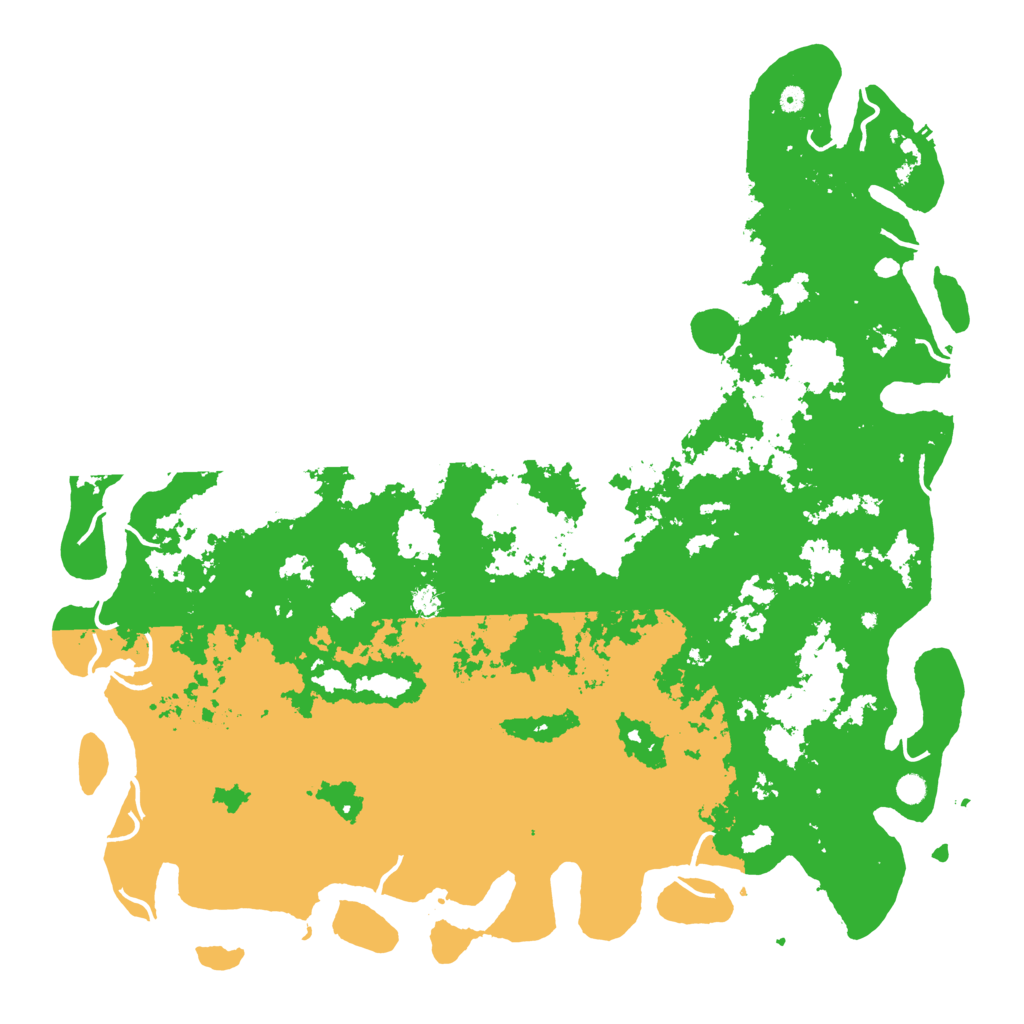 Biome Rust Map: Procedural Map, Size: 6000, Seed: 64525944