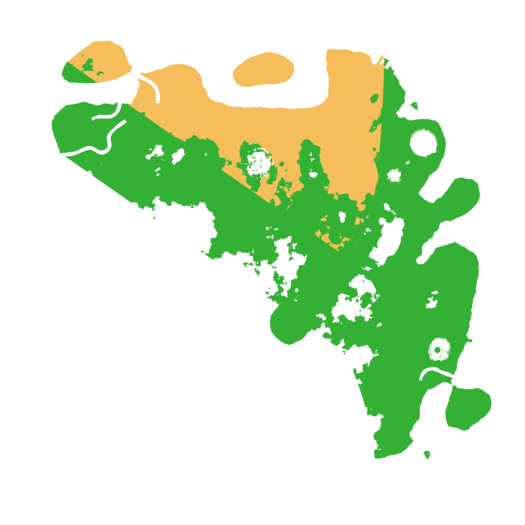 Biome Rust Map: Procedural Map, Size: 3500, Seed: 29670499