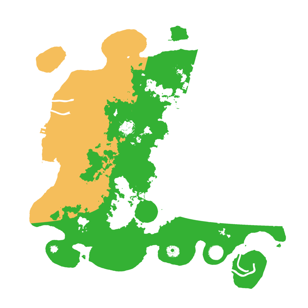 Biome Rust Map: Procedural Map, Size: 3700, Seed: 1809117356