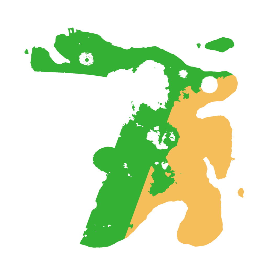 Biome Rust Map: Procedural Map, Size: 2900, Seed: 824634953