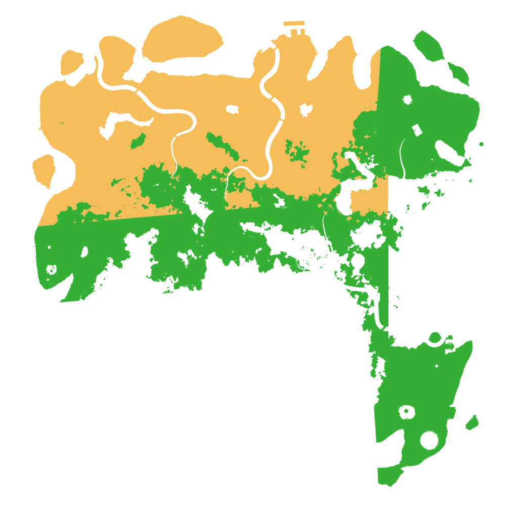 Biome Rust Map: Procedural Map, Size: 5000, Seed: 77347356