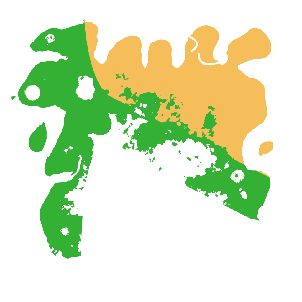 Biome Rust Map: Procedural Map, Size: 3500, Seed: 94867884