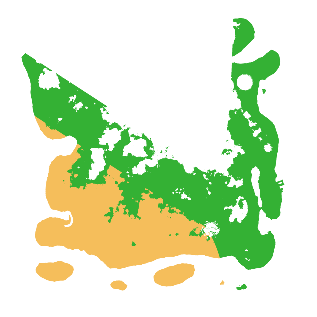 Biome Rust Map: Procedural Map, Size: 3500, Seed: 587093798