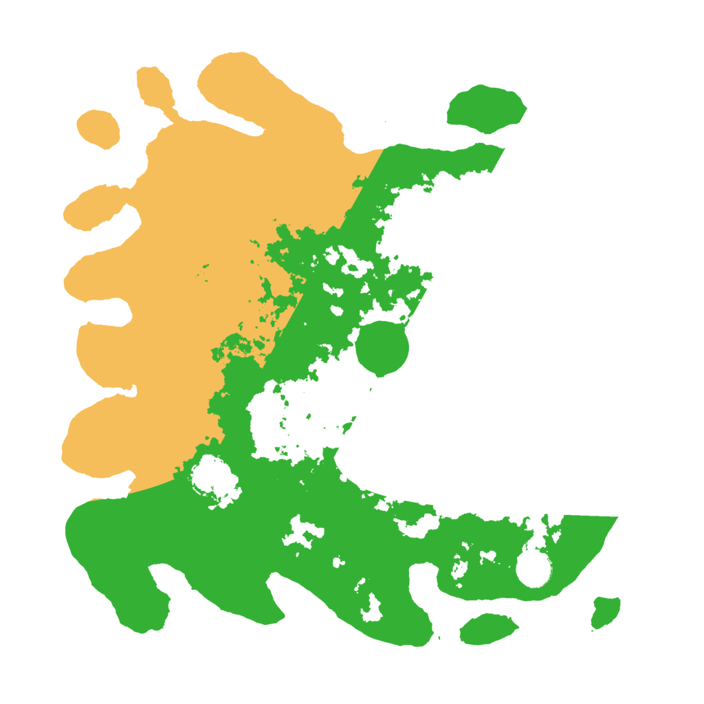 Biome Rust Map: Barren, Size: 3500, Seed: 1437789317