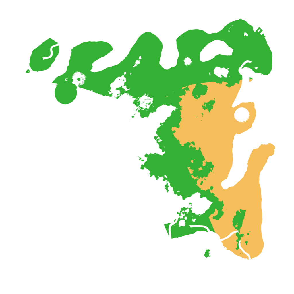 Biome Rust Map: Procedural Map, Size: 3500, Seed: 23007644