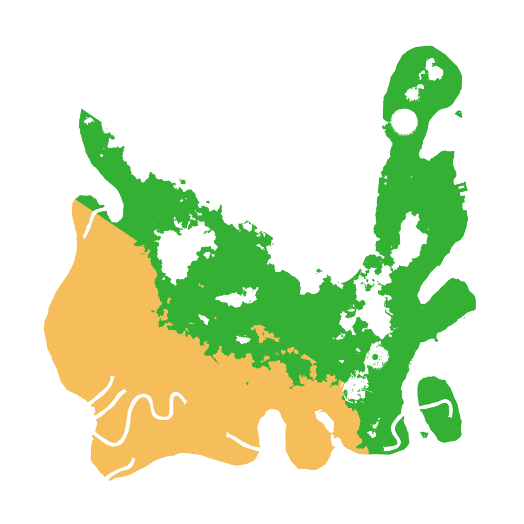 Biome Rust Map: Procedural Map, Size: 3500, Seed: 1951738