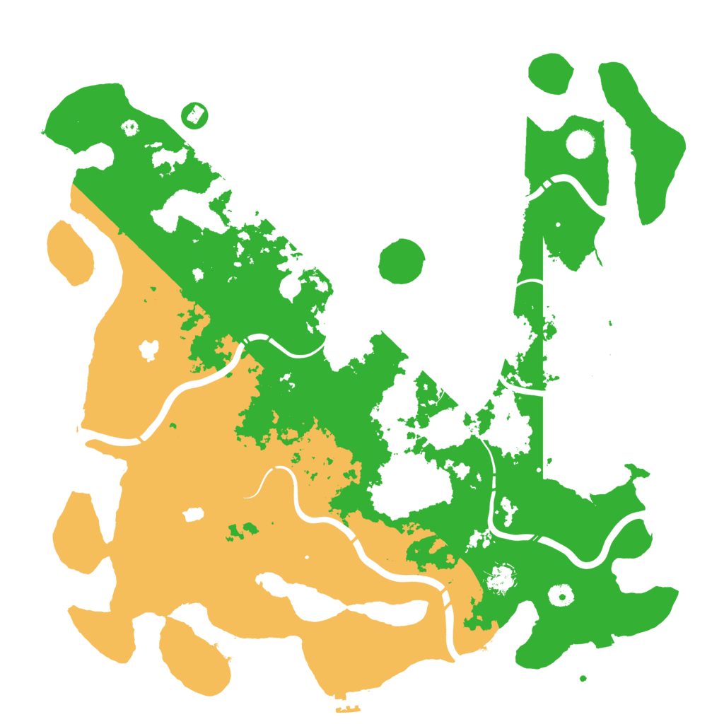 Biome Rust Map: Procedural Map, Size: 4500, Seed: 241604066