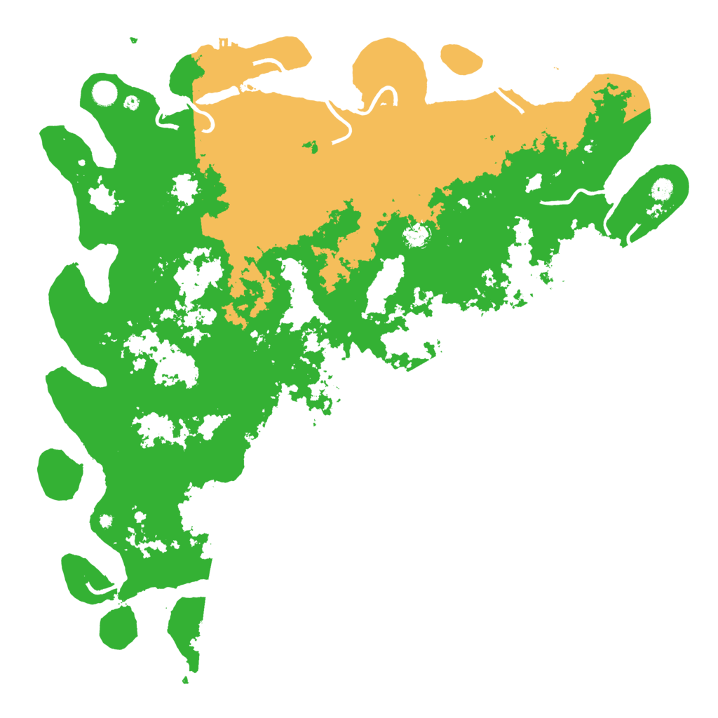 Biome Rust Map: Procedural Map, Size: 5000, Seed: 232579636