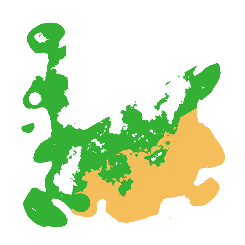 Biome Rust Map: Barren, Size: 3500, Seed: 144536839