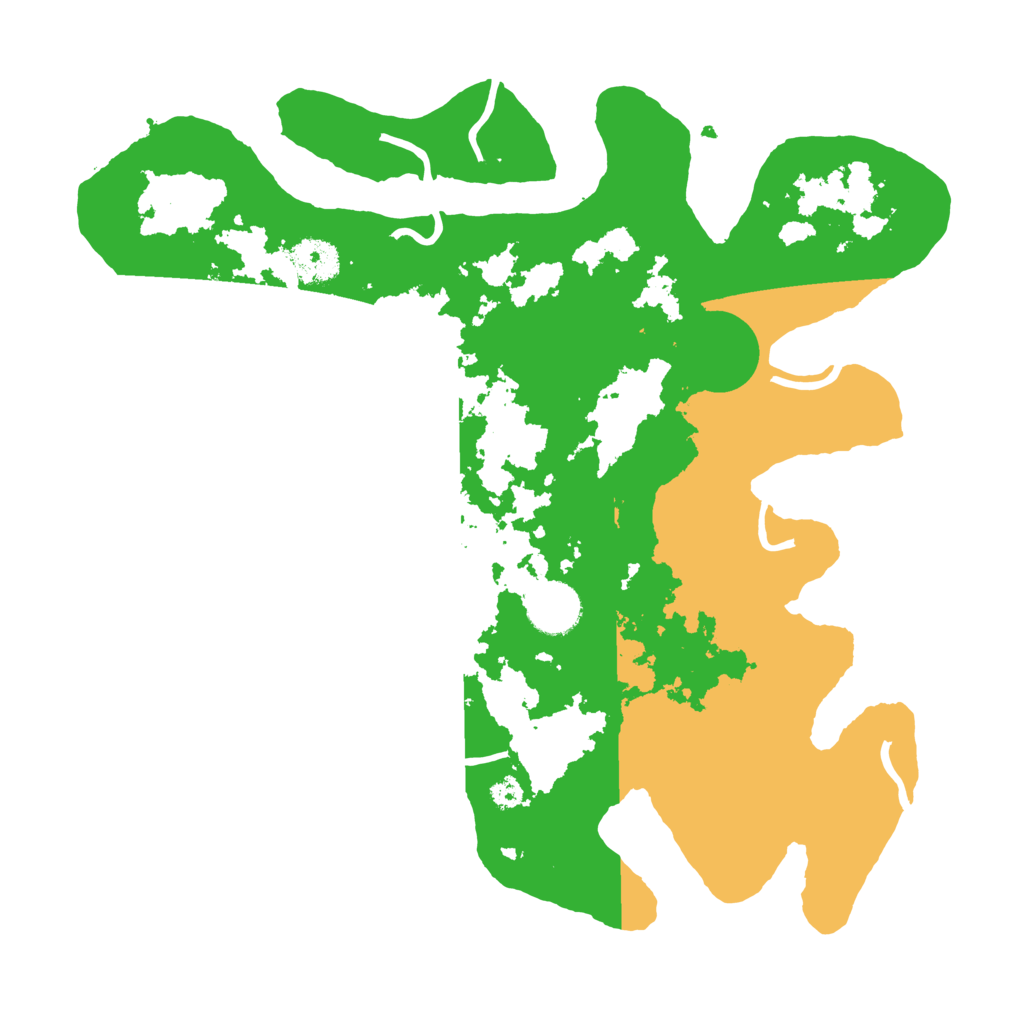 Biome Rust Map: Procedural Map, Size: 3400, Seed: 211656575