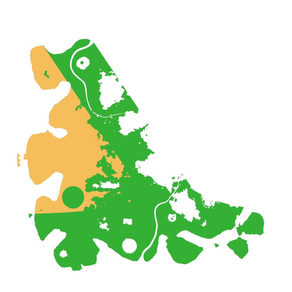 Biome Rust Map: Procedural Map, Size: 3500, Seed: 537