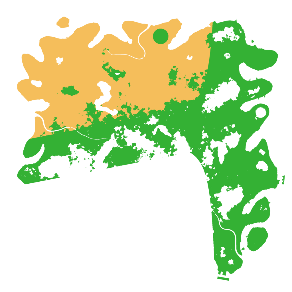 Biome Rust Map: Procedural Map, Size: 5000, Seed: 505006