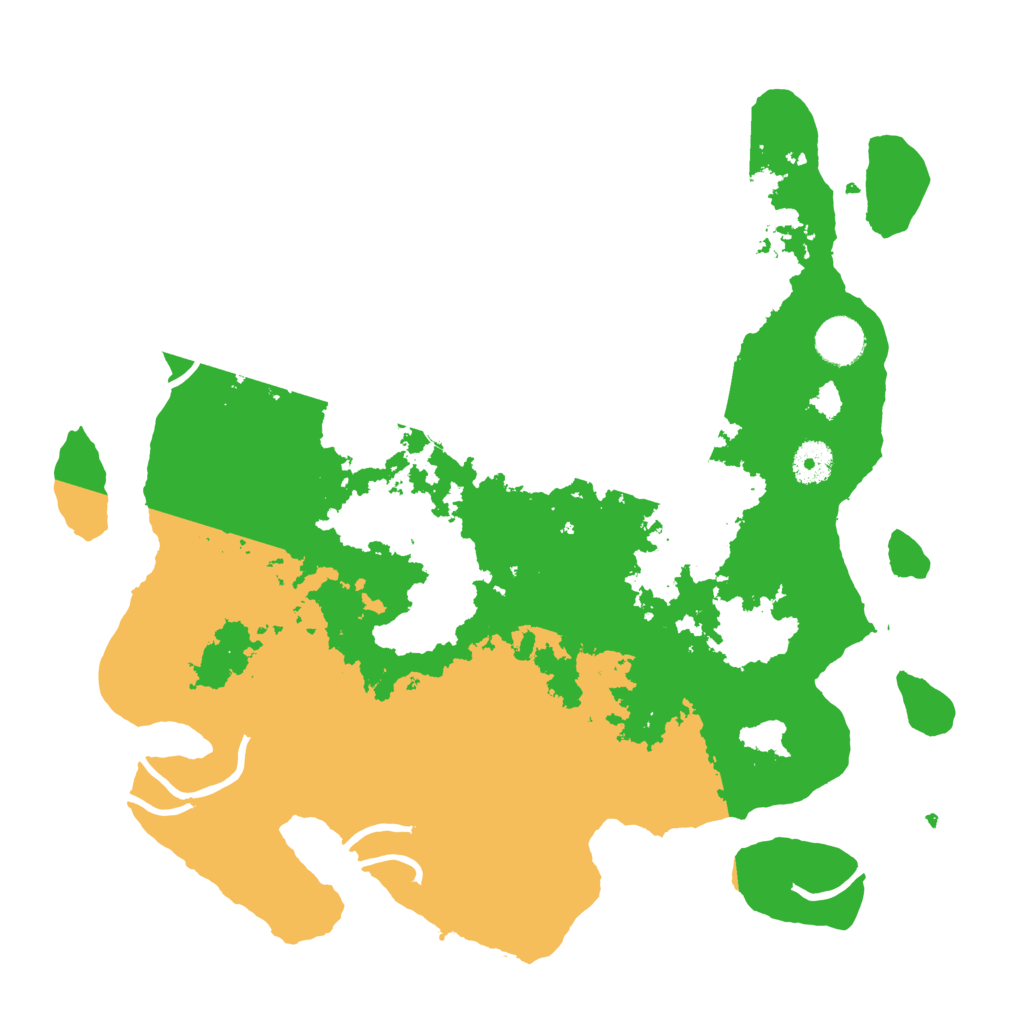 Biome Rust Map: Procedural Map, Size: 3700, Seed: 1058312513