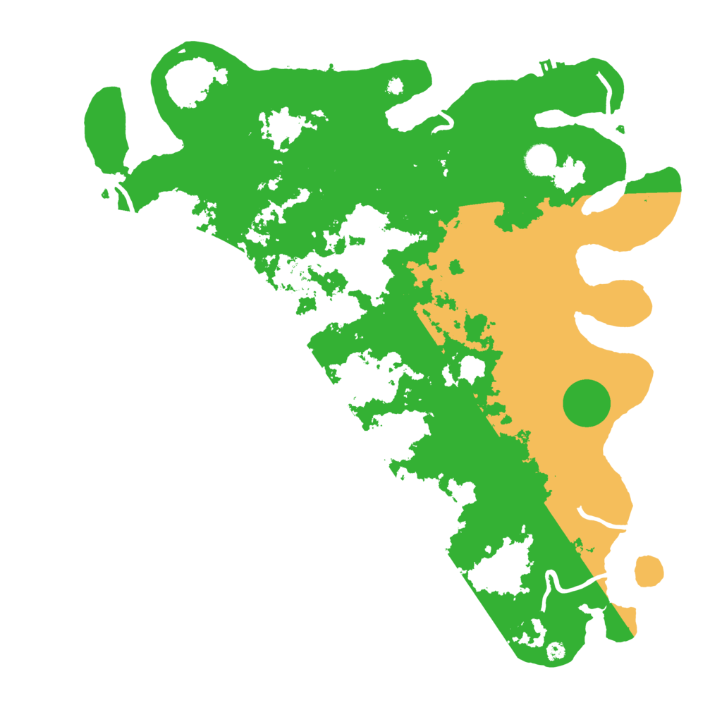 Biome Rust Map: Procedural Map, Size: 4000, Seed: 58229356