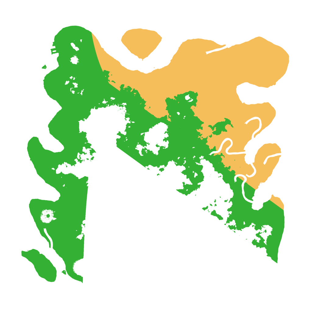 Biome Rust Map: Procedural Map, Size: 3500, Seed: 1483117433