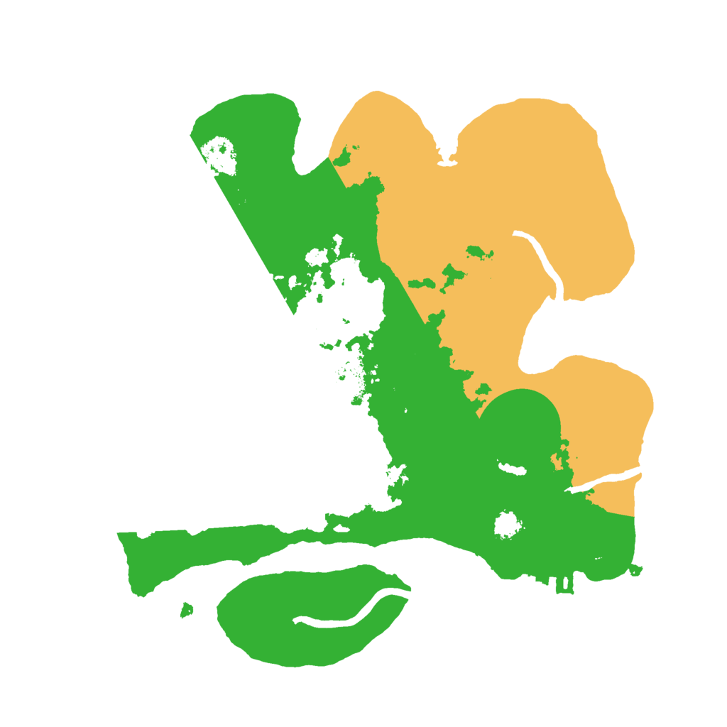 Biome Rust Map: Procedural Map, Size: 2500, Seed: 362634267