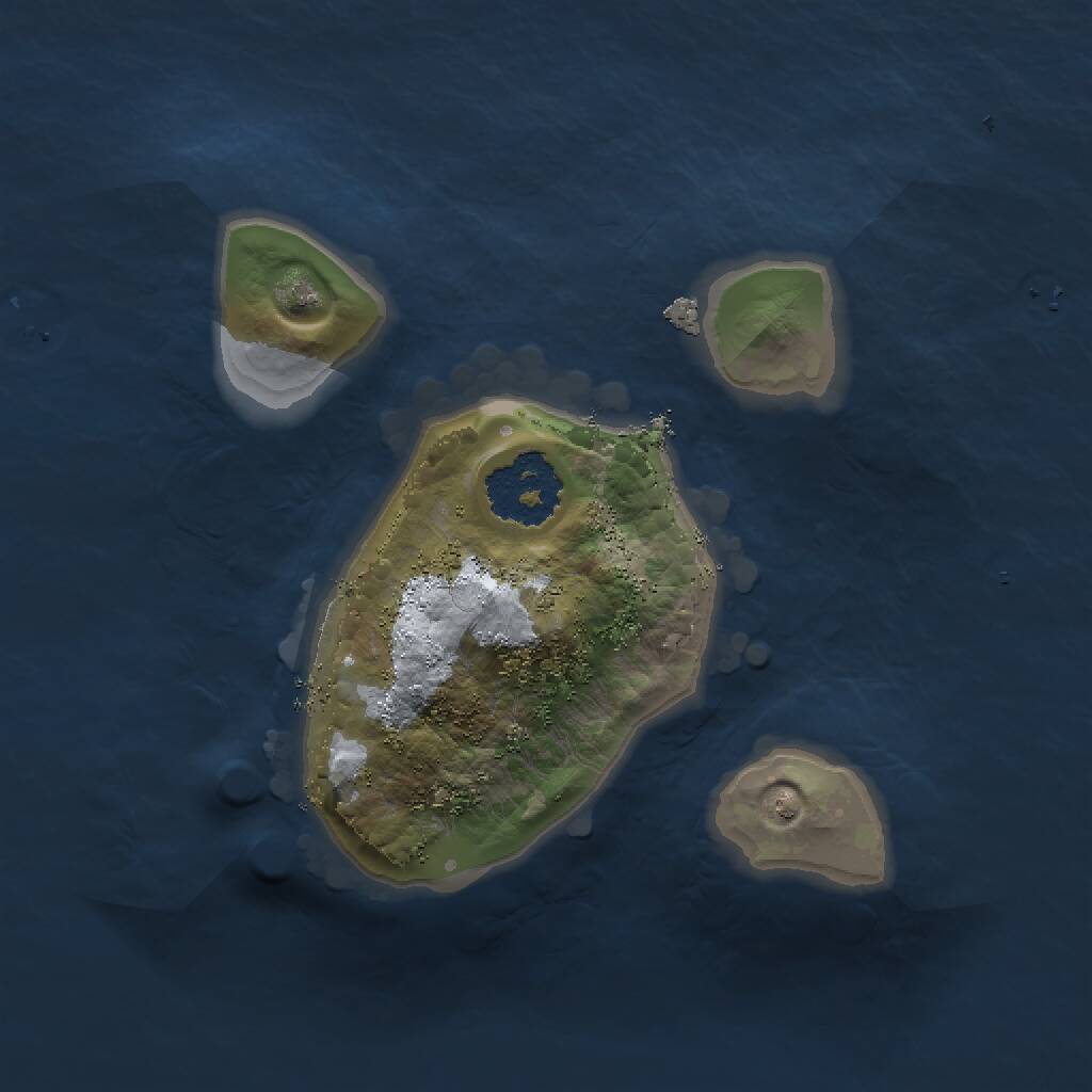 Rust Map: Procedural Map, Size: 1500, Seed: 1114362797, 1 Monuments