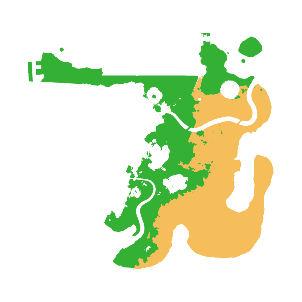 Biome Rust Map: Procedural Map, Size: 3000, Seed: 16475