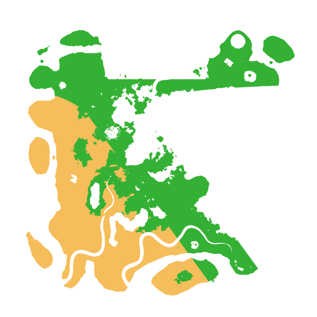 Biome Rust Map: Procedural Map, Size: 4000, Seed: 5877