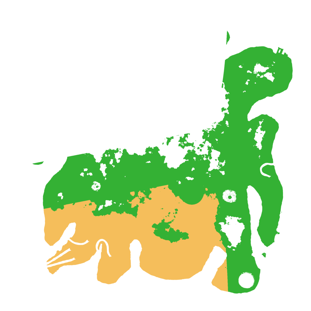 Biome Rust Map: Procedural Map, Size: 3500, Seed: 2058182236