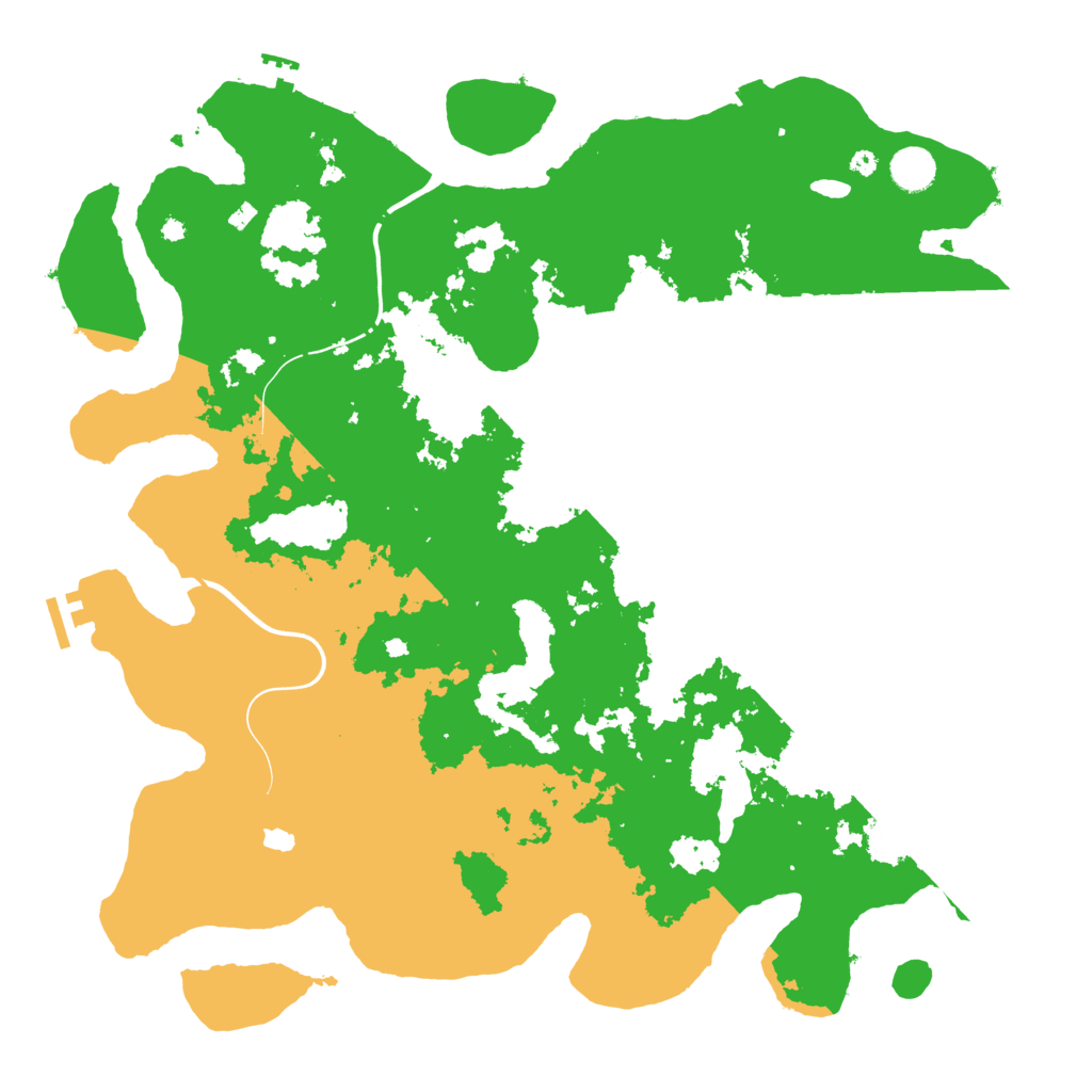 Biome Rust Map: Procedural Map, Size: 4250, Seed: 577657733
