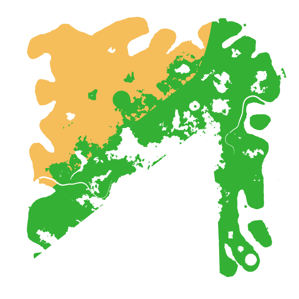 Biome Rust Map: Procedural Map, Size: 4500, Seed: 982481177